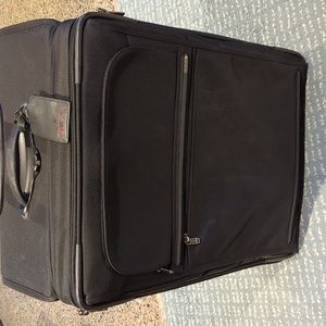 TUMI Large black Ballistic Nylon 2-wheel Rolling Suitcase 24”x 18" expandable